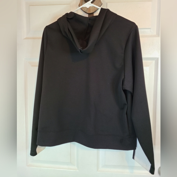 (1279) Vital Woman's Long Sleeve full zip warm-up jacket, Size: XL Color: Black - Picture 7 of 9